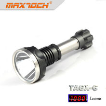 Lampe torche LED de haute puissance Maxtoch TA6X-6 inox